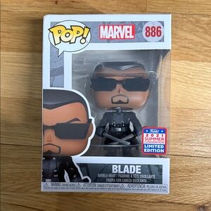 Funko Marvel Blade Figure with Black and Silver Details #886
